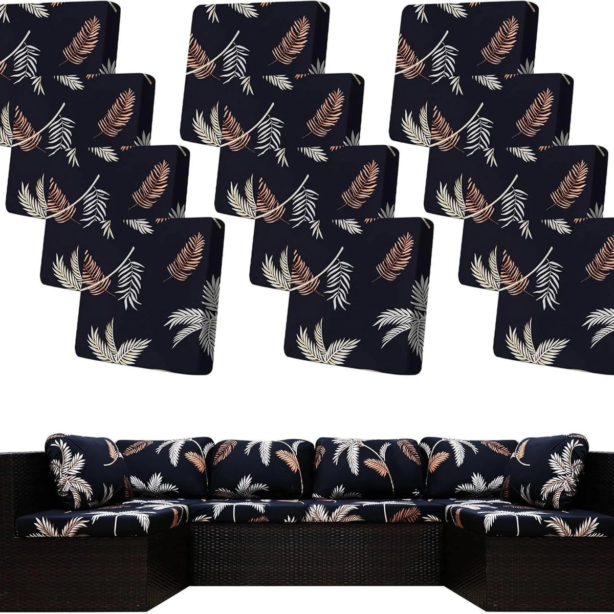 🪑 Stretch Sofa Cushion Covers — Only $9.99 Per Cover