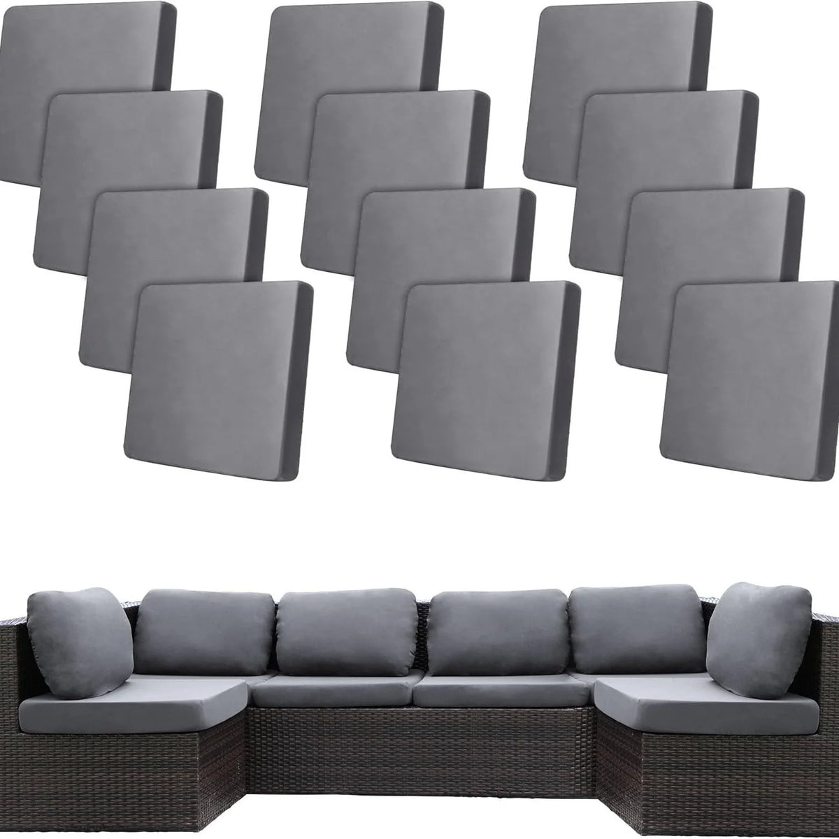 🪑 Stretch Sofa Cushion Covers — Only $9.99 Per Cover