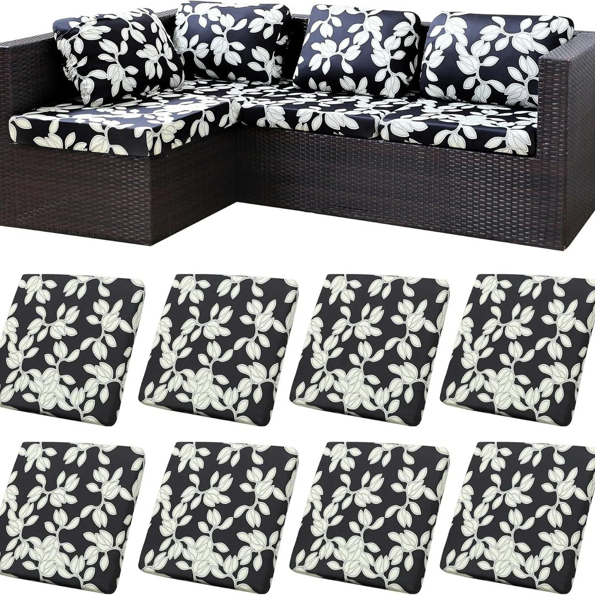 🪑 Stretch Sofa Cushion Covers — Only $9.99 Per Cover