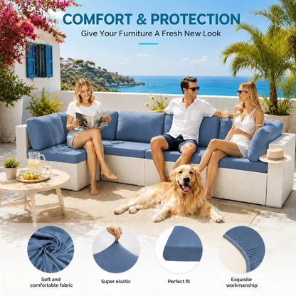 🪑 Stretch Sofa Cushion Covers — Only $9.99 Per Cover