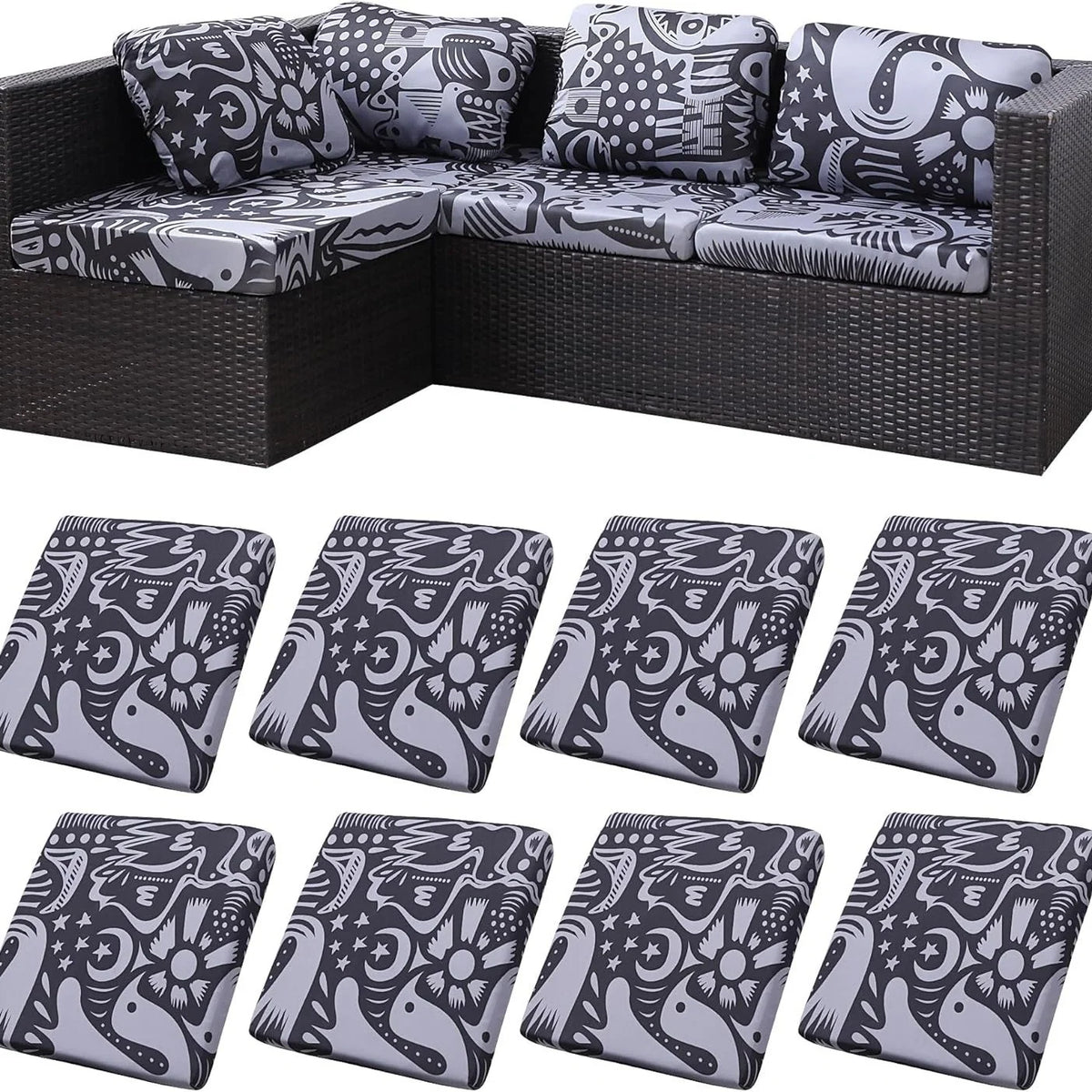 🪑 Stretch Sofa Cushion Covers — Only $9.99 Per Cover