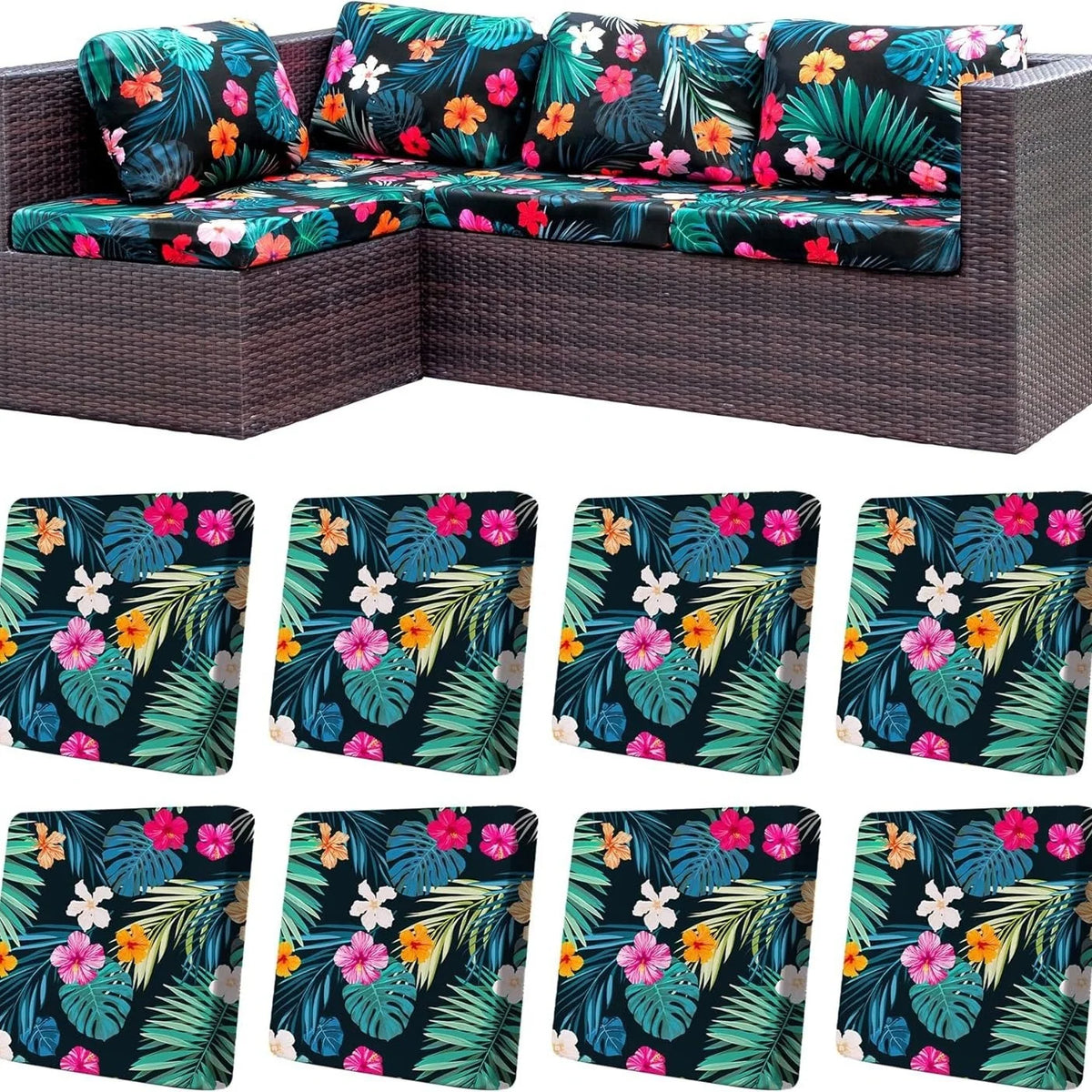 🪑 Stretch Sofa Cushion Covers — Only $9.99 Per Cover