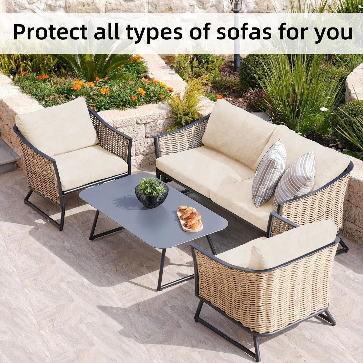 🪑 Stretch Sofa Cushion Covers — Only $9.99 Per Cover