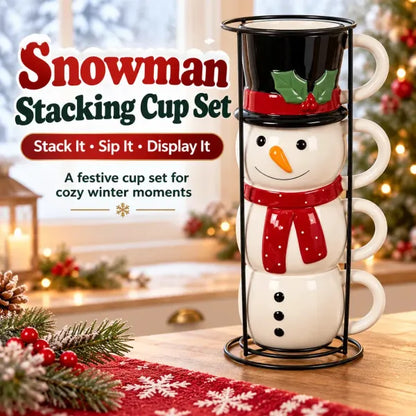 ☃️🎄 Snowman Stacking Cups — Create A Cozy Winter Moment With Every Sip! $ 45.30   $ 89.27 save 49%