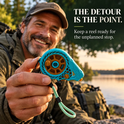 🎣 Pocket Fishing Reel — Ultralight Rodless Handline