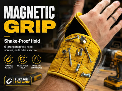 🧲Magnetic Tool Wristband | Hands-Free Hardware Holder