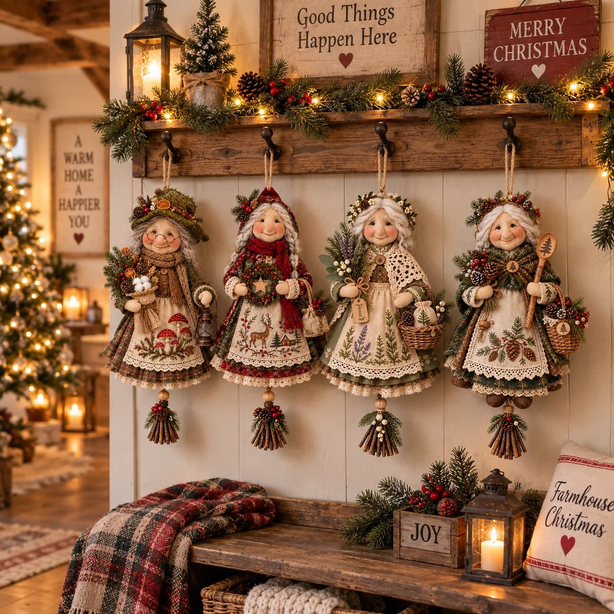 ⭐💝Handmade Good Luck Granny 🏠Chase Away Worries, Bring Home Warmth