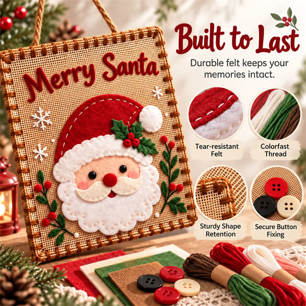 🎄✨ Christmas DIY Fabric Weaving Friendship Kit - 🧵 Create Something Special Together! 💕
