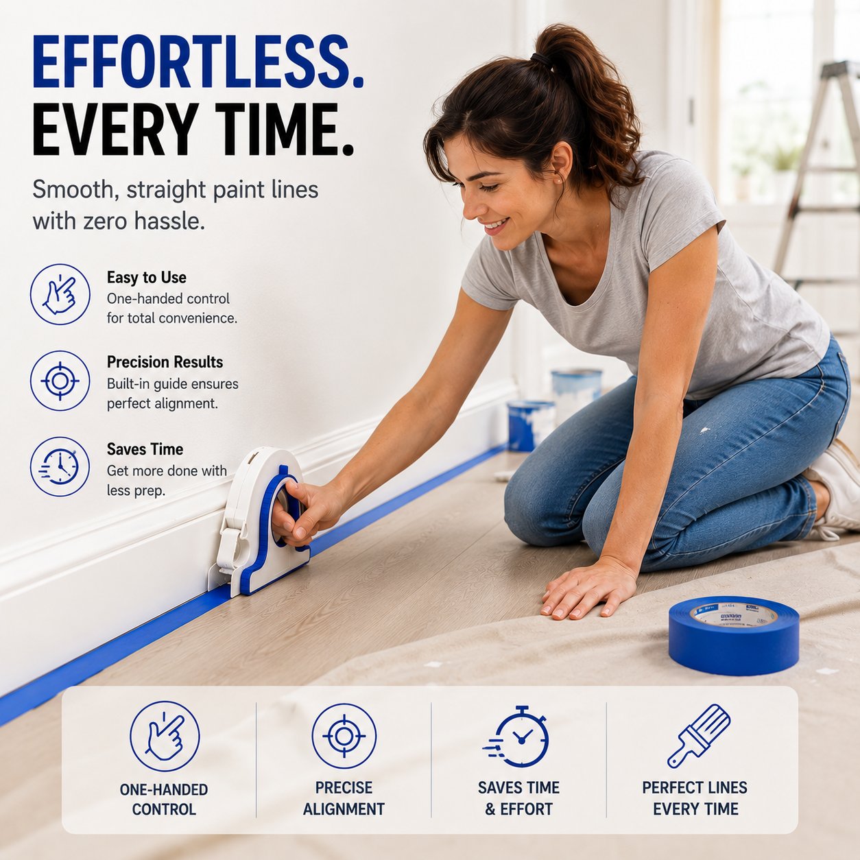 🎉High-efficiency Painter Masking Tape Applicator
