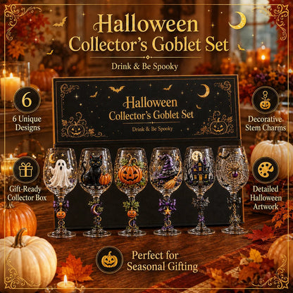 🎃✨ Halloween Collector’s Goblet Set