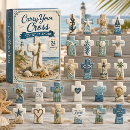 Faith Crosses Advent Calendar 2026 – 24 Acrylic Charm Surprises