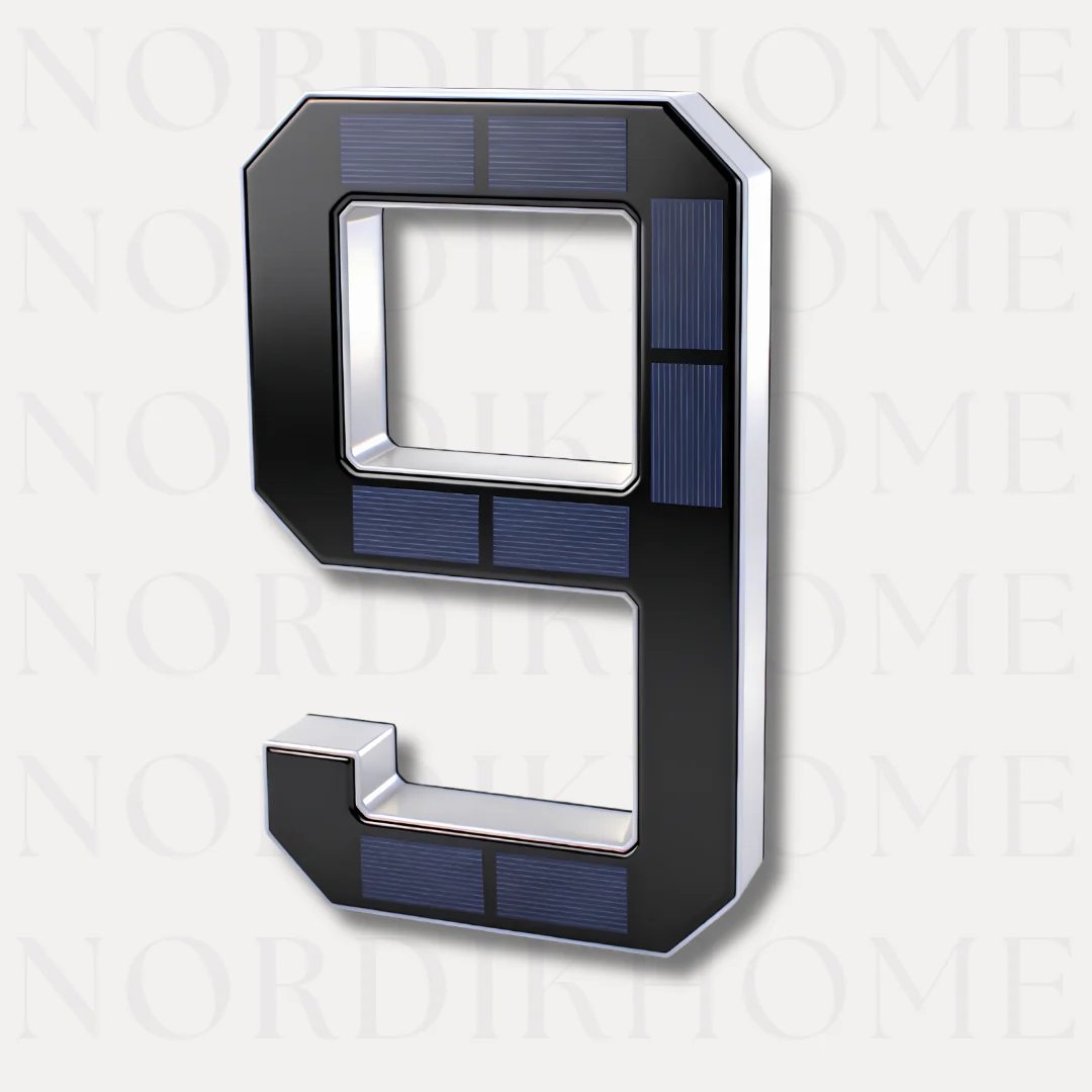 NordikHomeTM Solar House Number Lights