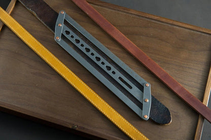 ✨Adjustable Leather Belt Hole Punch | Stainless Steel Ruler Tool for Belts & Straps