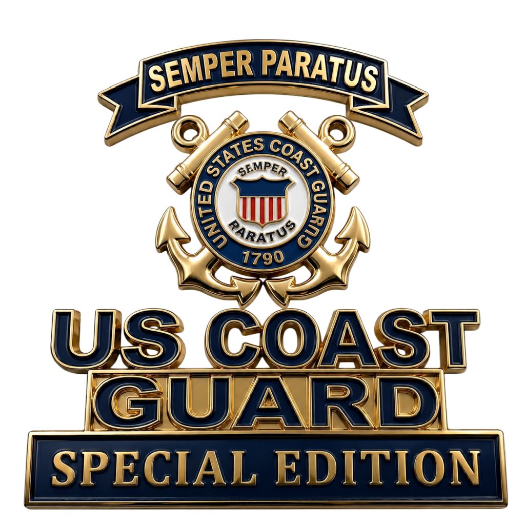 ⚓️Last Day Promo: 49% OFF 🎖️-US Coast Guard Semper Paratus Car Emblem Metal Badge - ✈️Buy 2 Free Shipping Today!
