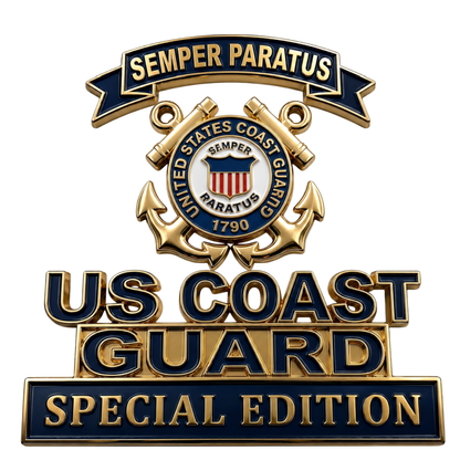 ⚓️Last Day Promo: 49% OFF 🎖️-US Coast Guard Semper Paratus Car Emblem Metal Badge - ✈️Buy 2 Free Shipping Today!