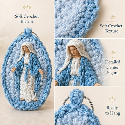 🙏 Limited-Time 50% OFF – DIY Crochet Virgin Mary Hanging Ornament Kit