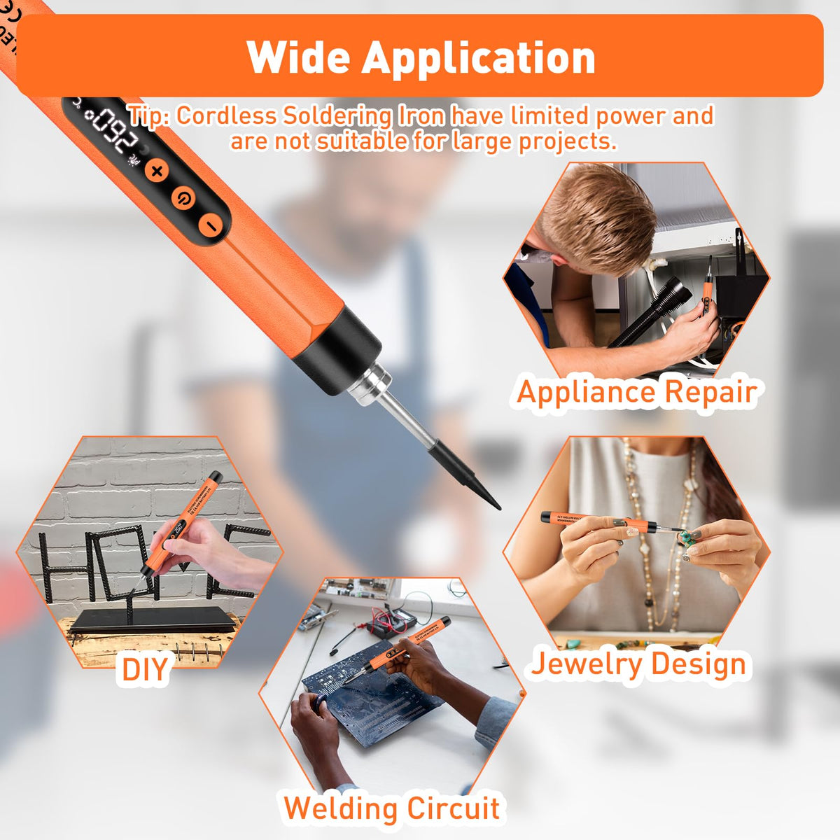 Mini Cordless Soldering Iron Kit