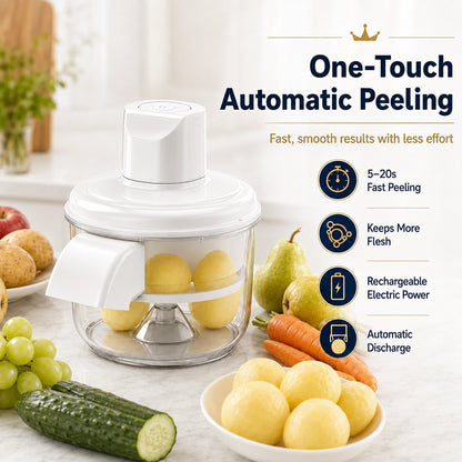 🔥LAST DAY 50% OFF - Universal Automatic Peeler | Hands-Free Fruit & Vegetable Peeling In Seconds