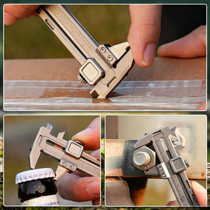 Pocket Multi-Function Vernier Caliper – Compact EDC Measuring Tool