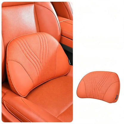 🚗💤Reduce fatigue while driving! Universal memory foam neck pillow for car – ergonomic headrest for long road trips.