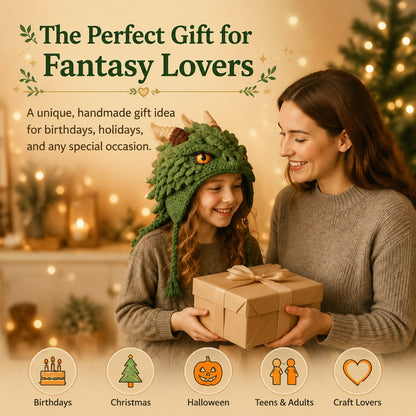 🔥LAST DAY 49% OFF - 🧵Fantasy Hood Hat DIY Crochet Kit – Create Your Own Magical Wearable Character Hat🎁Beginner Friendly