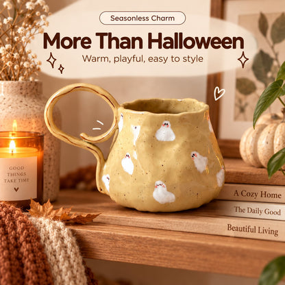 👻 Cozy Spirits Handmade Ceramic Mug