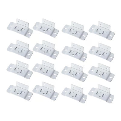 🛠️2-in-1 Iron Buckle Corner Brackets – Heavy Duty Stainless Steel L Shape Joint Fixing Brackets with Screws for Cabinets, Tables & Chairs Repair Kit