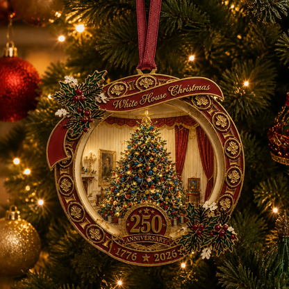250th Anniversary White House Christmas Tree Ornament – Limited Edition Collectible