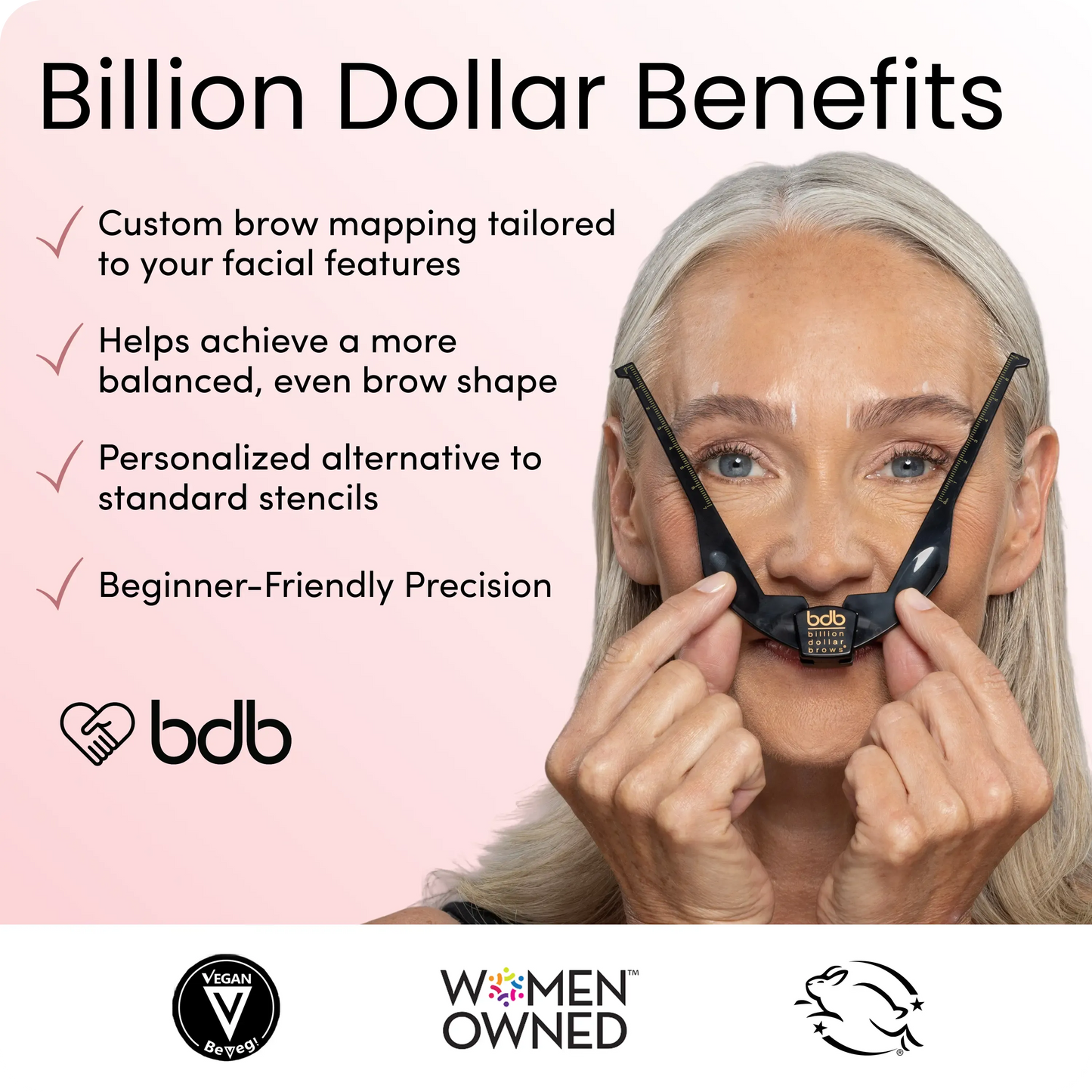 ✨ Brow Mapping Tool – Face Measuring Guide for Symmetrical Brows, Contour & Makeup Placement