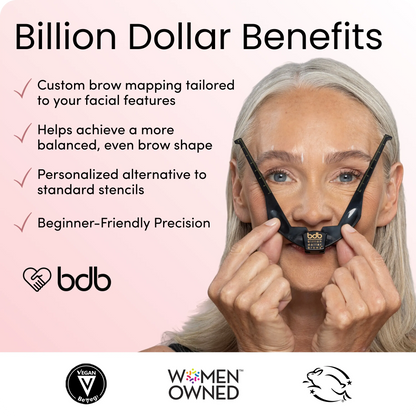 ✨ Brow Mapping Tool – Face Measuring Guide for Symmetrical Brows, Contour & Makeup Placement