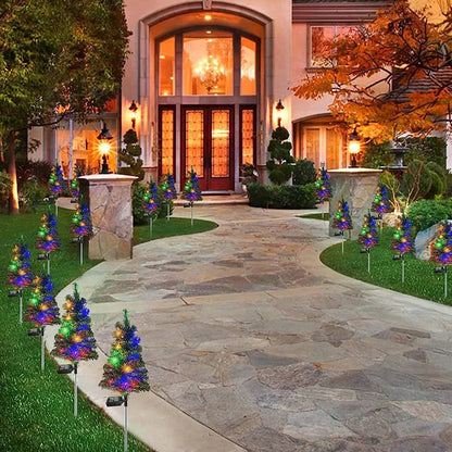 🌲❄️🎅Solar Christmas tree lights holiday decorations, outdoor courtyards, gardens, lawns, small path lights, atmosphere lights