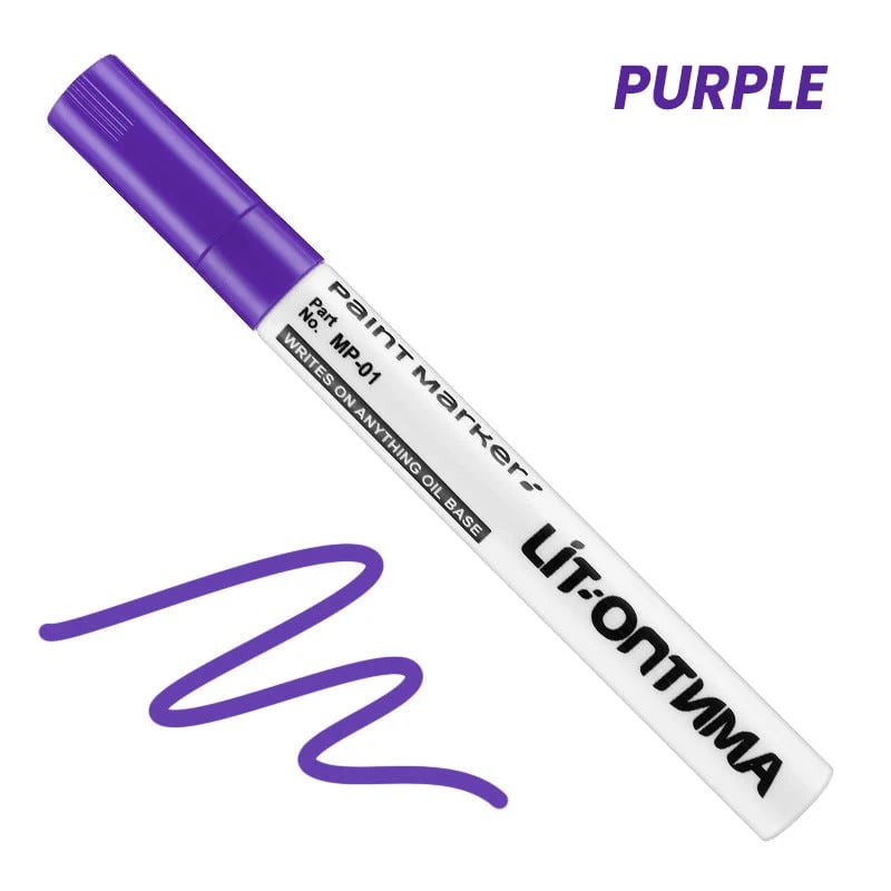🎨 Tire Lettering & Craft Paint Markers – 12 Color Choices