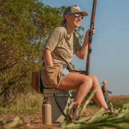 🔥Dove Belt – Versatile Hunting & Shooting Belt with Modular Pouch System, Adjustable Elastic Waistband, Water-Resistant Canvas, Quick-Access Shell Storage & Game Pouch