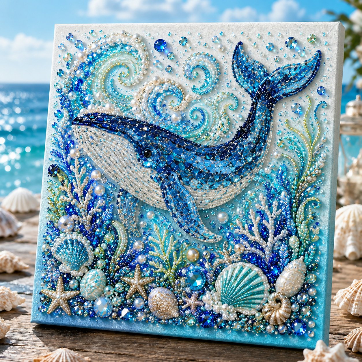 🔥 Last Day 49% OFF - 🌊✨ Ocean Theme Pearl Art DIY Kit (📦Buy 2 Free Shipping)