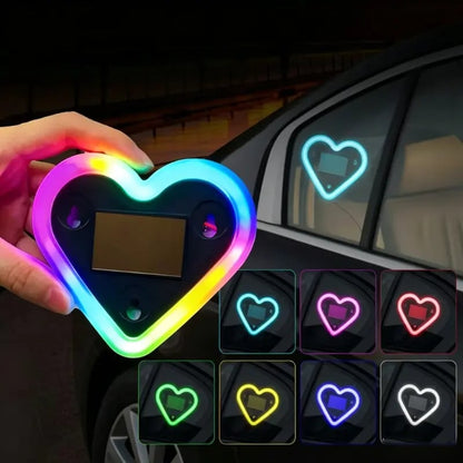 🔥LAST DAY 50% OFF - 🎃 Halloween Solar LED Multi-Shape Neon Light – Wireless Car & Room Decor
