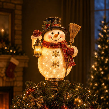 Lighted Christmas Tree Topper Collection – 7 Festive Character Designs