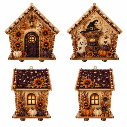 ⏳ Last Day 49% OFF – 🎃 Beginner-Friendly Moonlit Wooden Cottage 3D Pearl Art Kit Collection | Complete Kit with All Tools & Step-by-Step Guide Included 💕