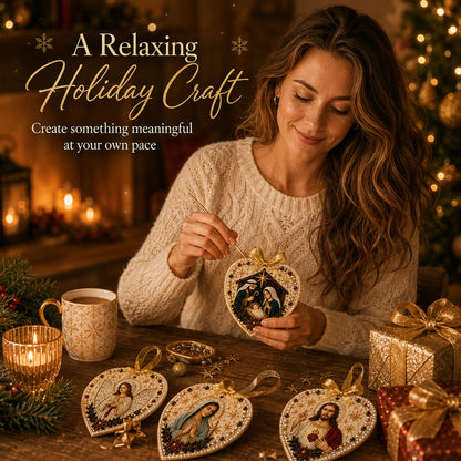 🔥Last Day 49% OFF - ✝️✨ DIY Pearl & Gem Christmas Ornament Collection🎄