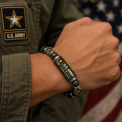 🇺🇸 Last Day Promo: 49% OFF 🎖️ - U.S. Army This We'll Defend Tribute Beaded Bracelet - Buy 2 Get 1 Free & ✈️Free Shipping Today!