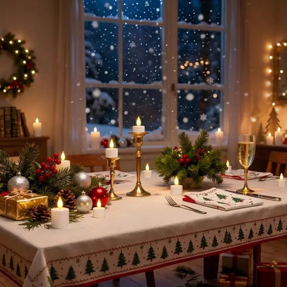 Rechargeable Flameless Tealight Candles with Remote Control