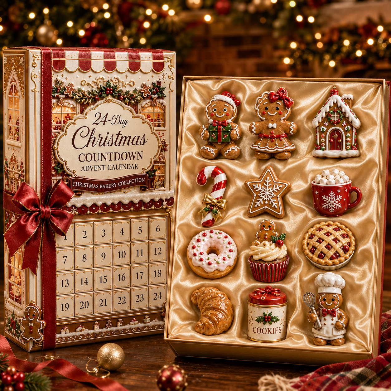 🔥24-Day Christmas Countdown Advent Calendar – Christmas Baking Collection
