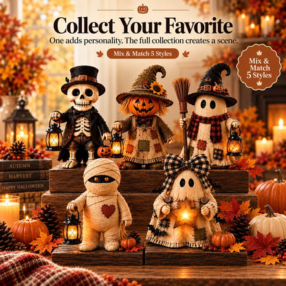 🎁LAST DAY 49% OFF🔥🎃Vintage Halloween Lighted Figurine Collection