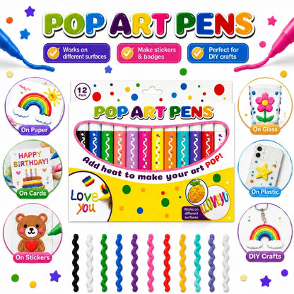 🌈3D Relief Art Pen – Turn Flat Drawings Into Touchable 3D Art