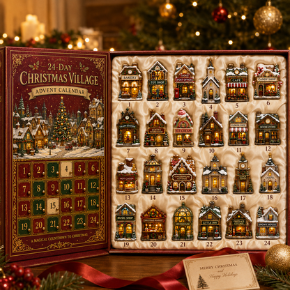 🔥24-Day Christmas Countdown Advent Calendar – Christmas Town