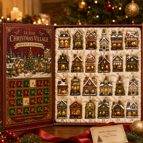 🔥24-Day Christmas Countdown Advent Calendar – Christmas Town