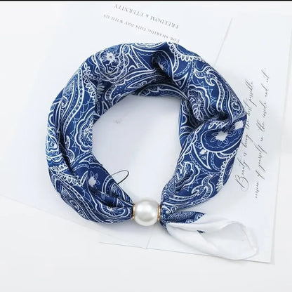 🏆25K+ SOLD 🔥2026 HOT SALE ✨ Effortless Glamour: Pop-On Pearl Necklace Scarf 🧣
