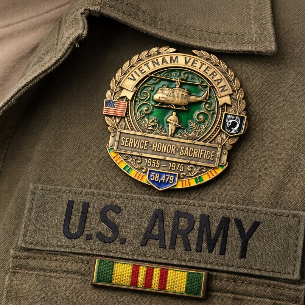 🏆️ Last Day Promo: 60% OFF 🎖️Vietnam Veteran Honor Commemorative Pin