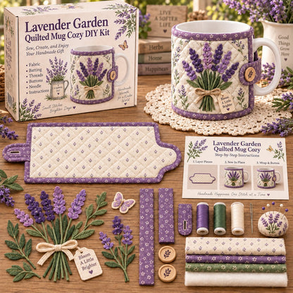 Garden Quilted Mug Cozy DIY Kit