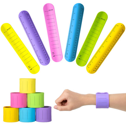 6 Pcs Silicone Bracelet to Do List Slap Silicone Reminder Bracelet Reusable Wearable Wrist Waterproof for Work Wrist Strap