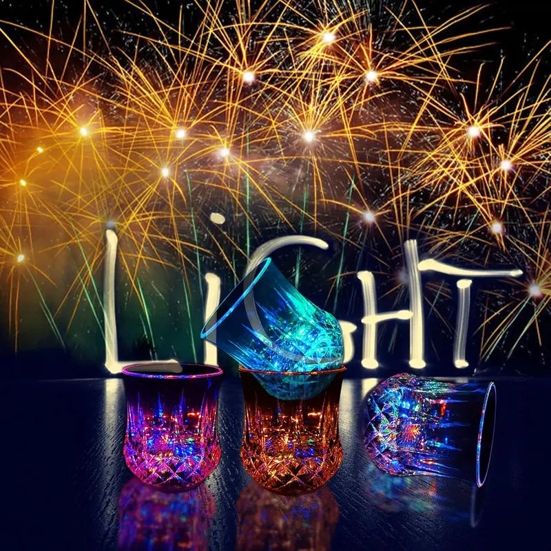 ✨ Liquid-Activated LED Light-Up Cup | Crystal-Style Party Drinkware